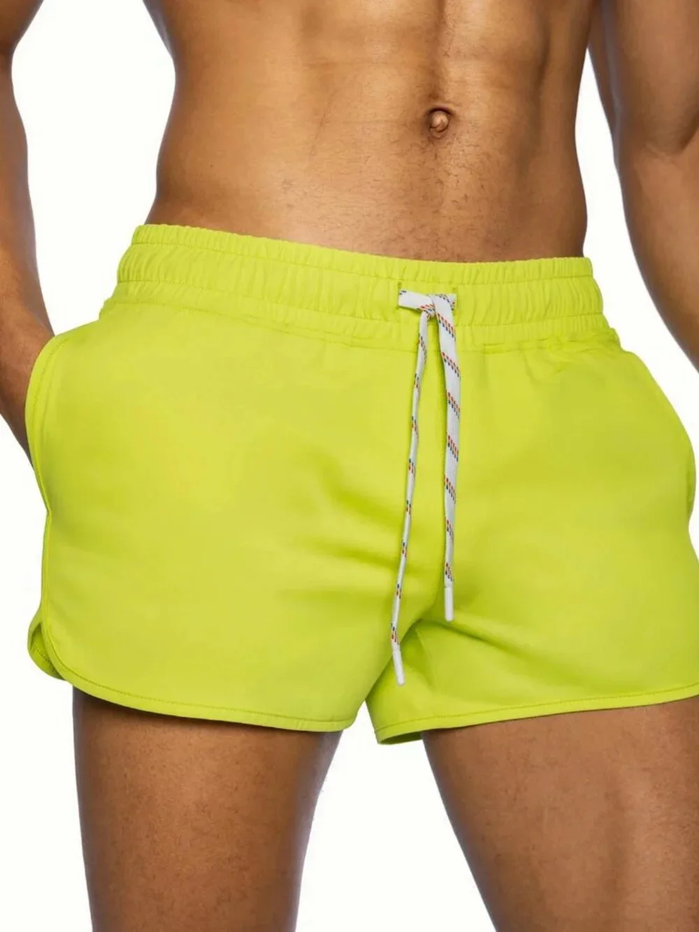Bike Athletics Men's Track Short - Acid Lime - Large (34-36) NEW WITH TAGS